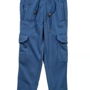 Kids Blue Cargo Pants
